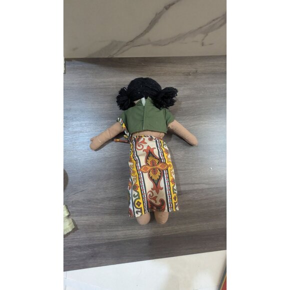 Vintage Pier 1 Imports Africa Doll 16” Cloth Fabric Global Child toy - Picture 7 of 7